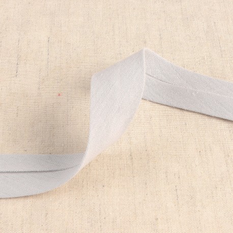 Biais gauze 25mm - lichtgrijs 31