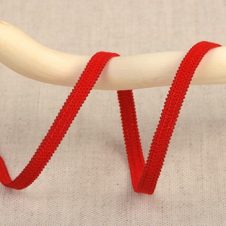 Harde elastiek 5mm - rood 8