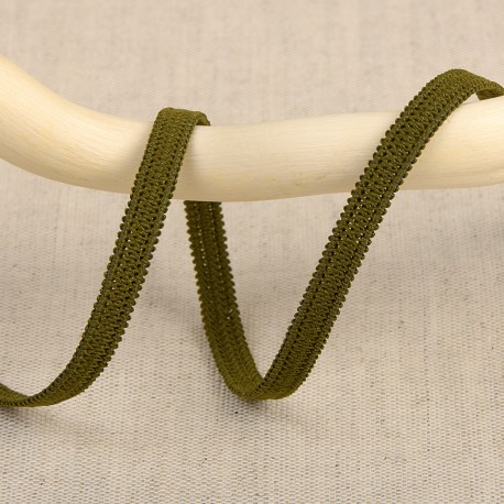 Harde elastiek 5mm - kaki groen 53