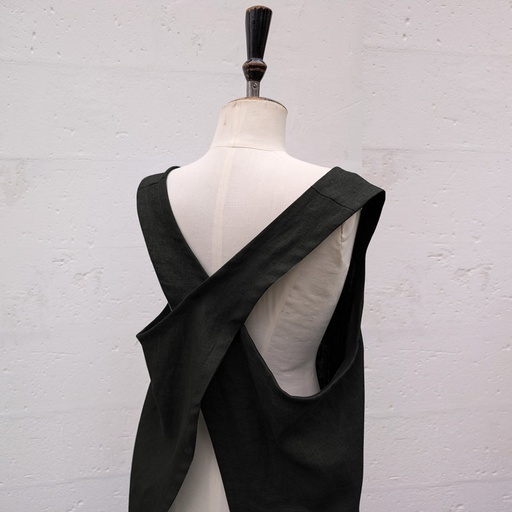 Stoffenpakket - Japanse schort S/M/L zwart