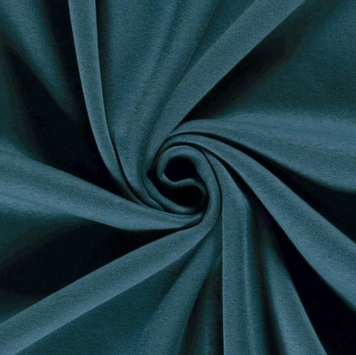 Joggingstof - Petrolblauw 224