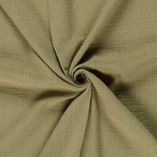 Double gauze - Linnenlook pale olive