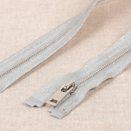 Rits metaal deelbaar 50cm - Zilver 120