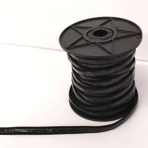 Elastiek 10mm antislip - zwart 2