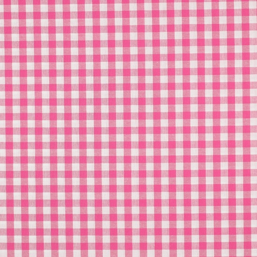 Katoen - Vichy ruit roze (10mm)