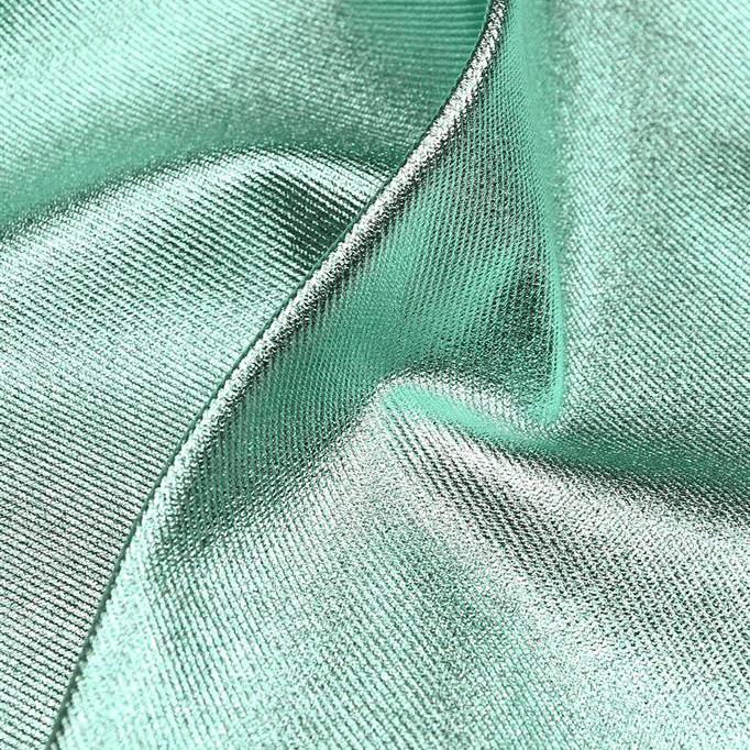 Vegan leder - Shiny blue