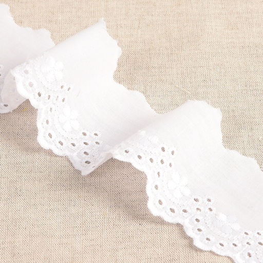 Broderie anglaise 50mm 2 - wit 1