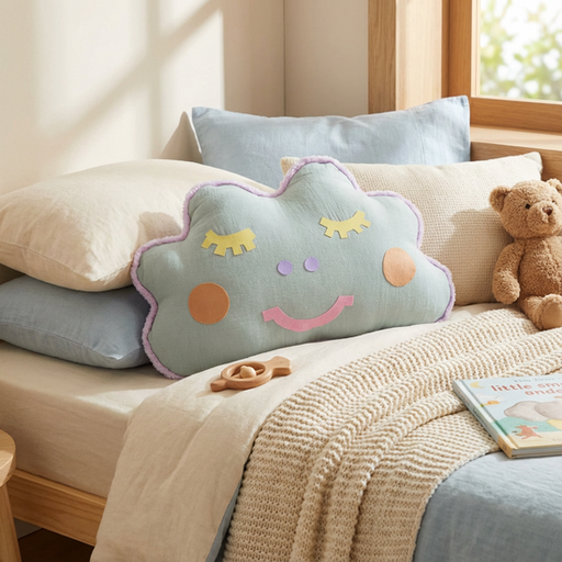 Stoffenpakket - Wolkkussen lichtgevend munt