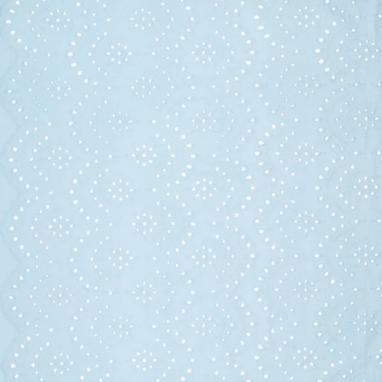 Broderie -  Brigitte lichtblauw