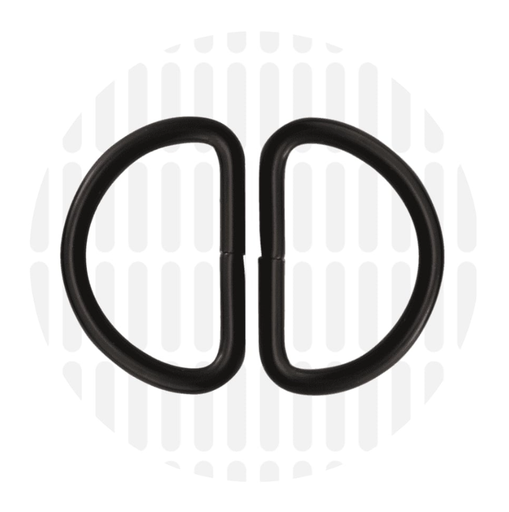 D-ring 25mm ZZ - Zwart