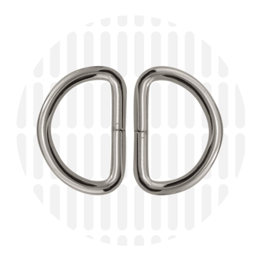 D-ring 25mm ZZ - Zilver