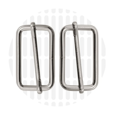 Schuifgesp 38mm ZZ - Zilver