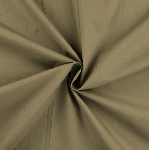 Katoen papertouch - Legergroen