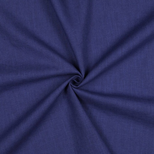 Linnen washed - kobaltblauw 64