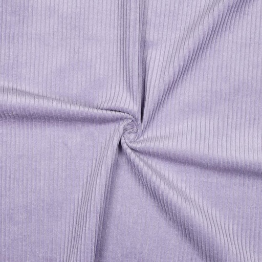 Ribfluweel - dikke ribbel lila 56