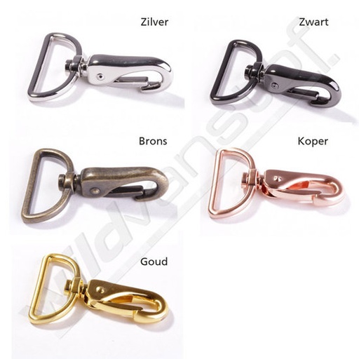 Musketon 40mm - zilver