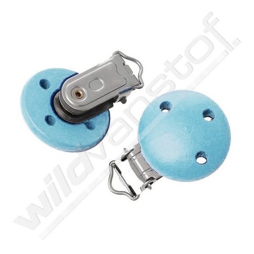 Fopspeen clip - lichtblauw