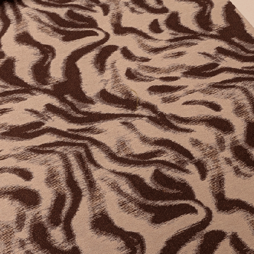 Jacquard - Leopard Bruin beige fi