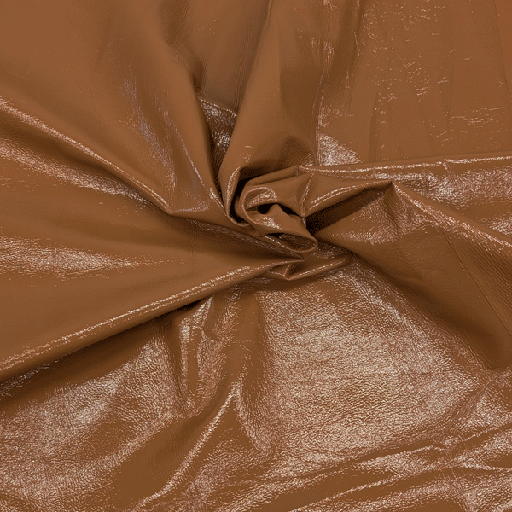 Coupon 350 - Glossy raincoat camel fi