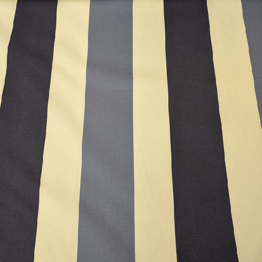 Deco stof - Blauwe strepen kamerhoog