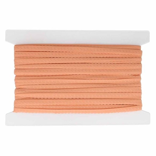 Lingerie vouwelastiek 11mm - lichtoranje 704