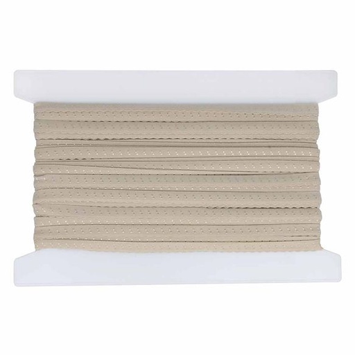 Lingerie vouwelastiek 11mm - taupe 837