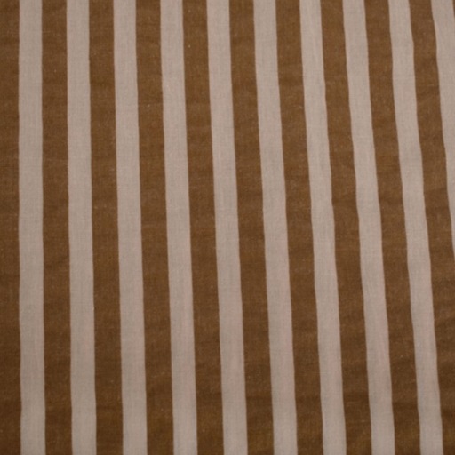 Seersucker katoen - Beige camel 1 cm