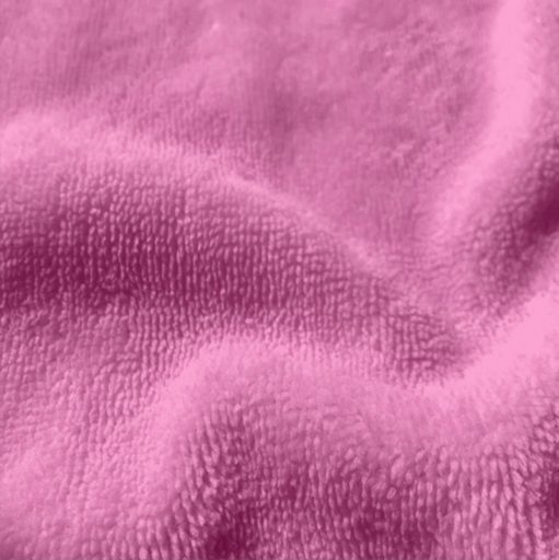 Bamboobadstof velvet - Roze 18
