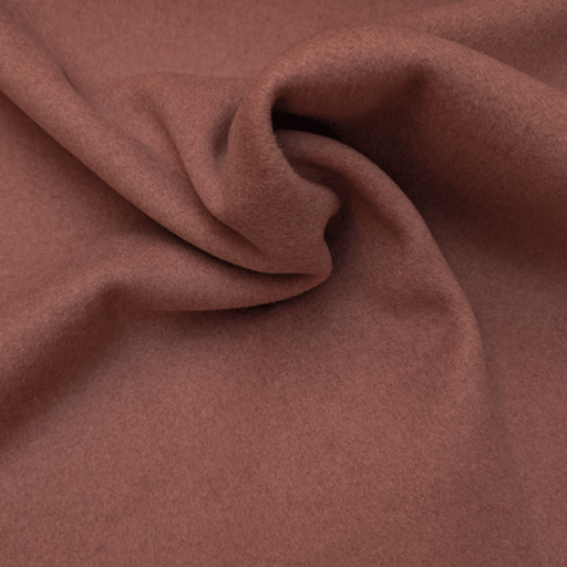 Mantelstof - Gemeleerd blush roze