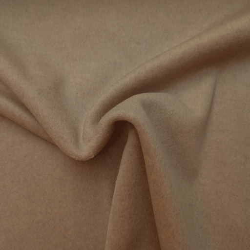 Mantelstof - Gemeleerd lichtbeige