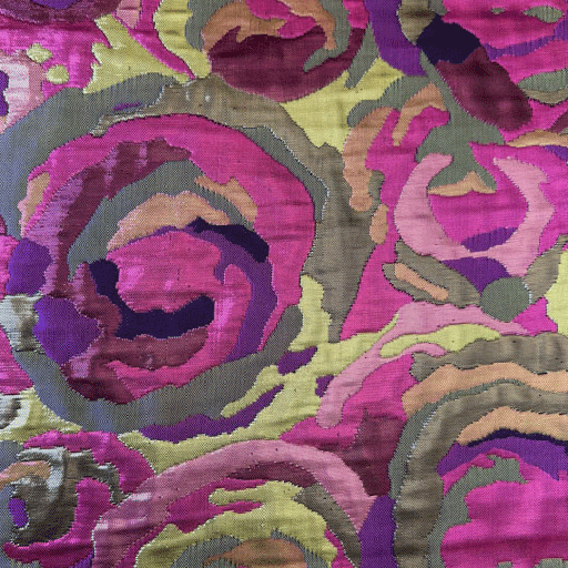 Jacquard - Glitter rozen limoen roze