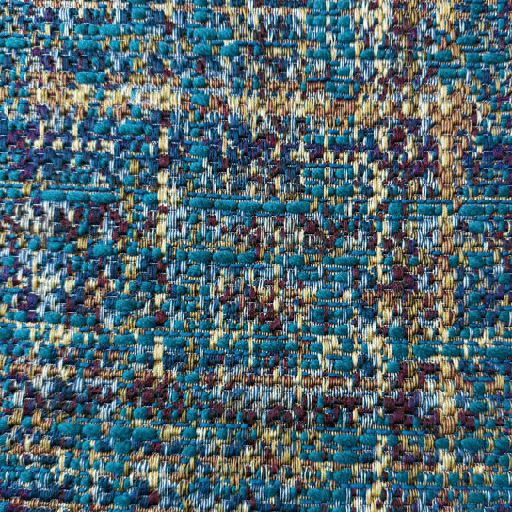 Jacquard - Lux camel turkoois