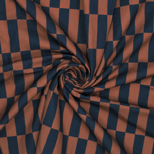 Canvas  - rectangle roest marine