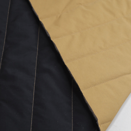 Matelasse - Casey quilt black cinnamon