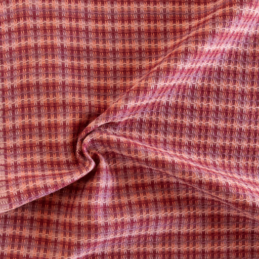 Katoen - Golden hour tweed bordeaux