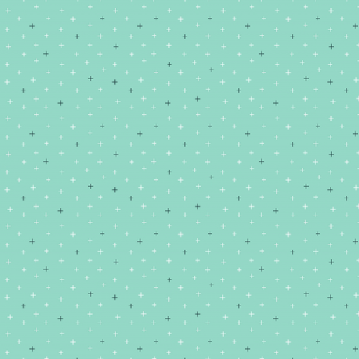 Katoen - Positive cross blue