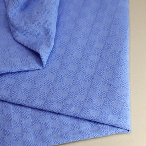 Jersey - Chess knit skyblue