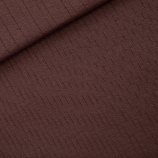 Matelasse jersey - Playtime rum raisin brown