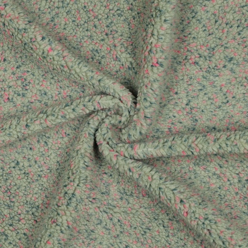 Teddy - Spikkel groen roze