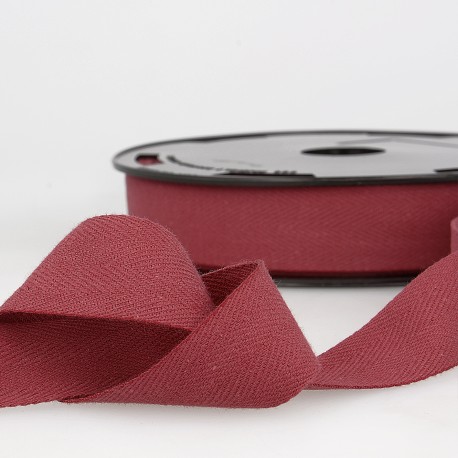 Keperlint 25mm - kersenrood 71