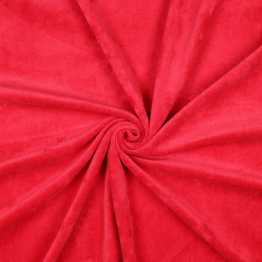 Nicky velours 2 - Donkerrood 34