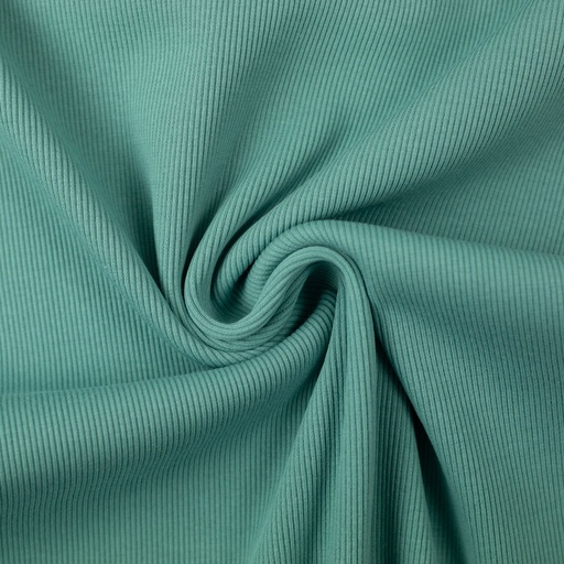 Boordstof fijne ribbel - oceaan blauw 263