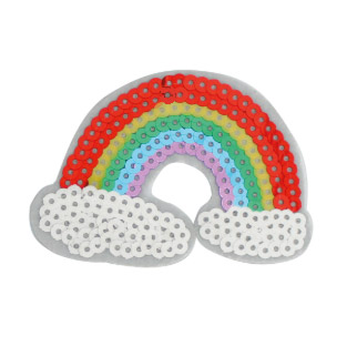 Applicatie - Paillet regenboogje
