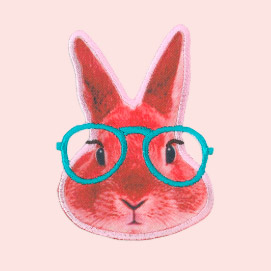 Applicatie - Roze brilkonijn