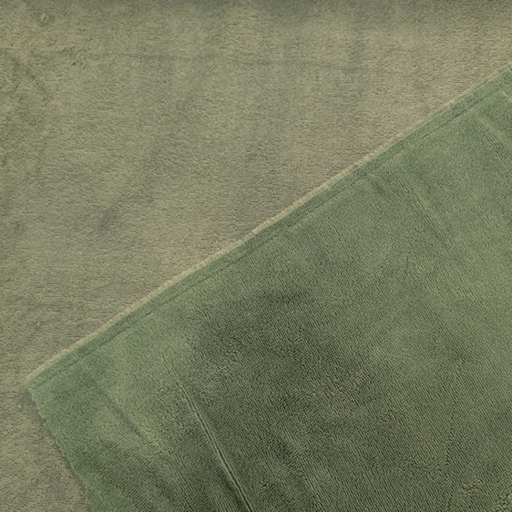 Bamboobadstof velvet - Licht salie groen 