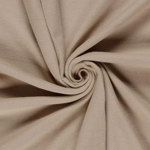 Fleece katoen - lichtbeige 52