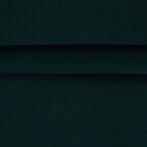 Ribfluweel deco - Donkergroen