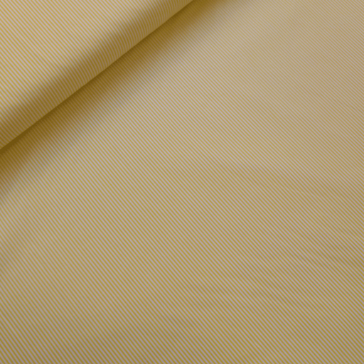 Katoen - Strepen geel mini fi