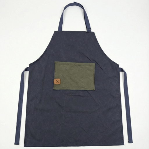 Stoffenpakket - Schort Jack donkerblauw