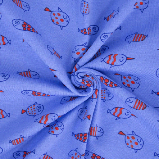 Jersey - Schoolvis blauw viert carnaval